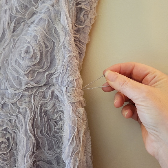 Brian Bailey dress Sz 6 Lilac/Grey - Picture 9 of 9